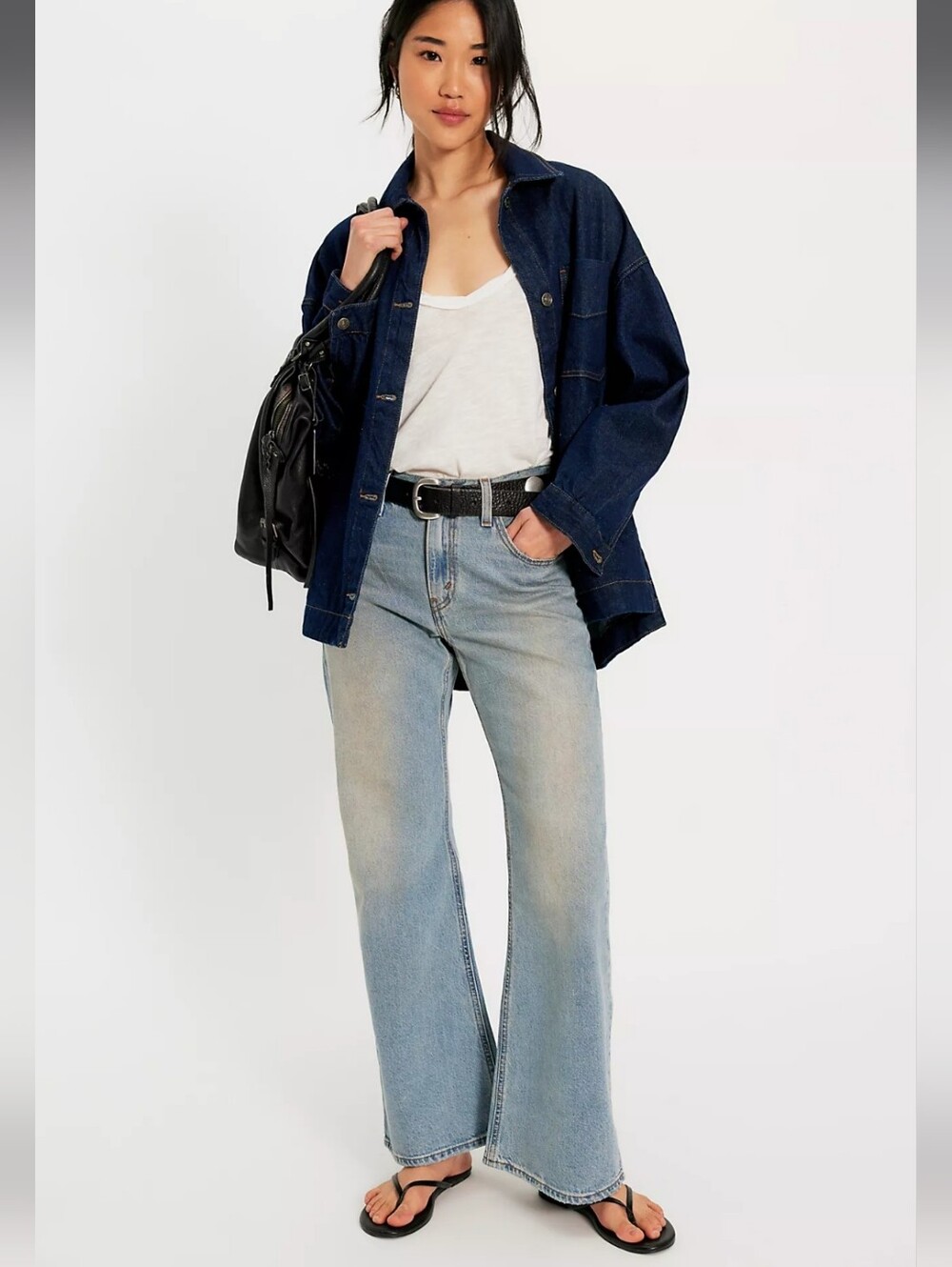 Free People Levi's Loose Boot Jeans - Picture 2 of 5